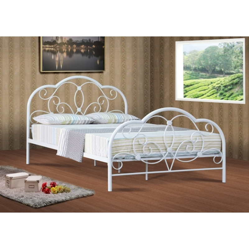 Bedfo Metal Bed, Double (4'6)