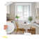 Cordless Blackout Vinyl Mini Window Blinds with 1 in. Slats