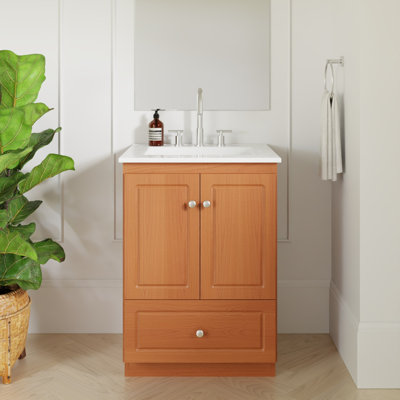 Meuble-lavabo en aulne moyen l 25 po x P 22 po x H 35 po Ultraline