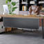 Bureau de direction en bois massif avec tiroirs Burlywood-1578293409-1578293413