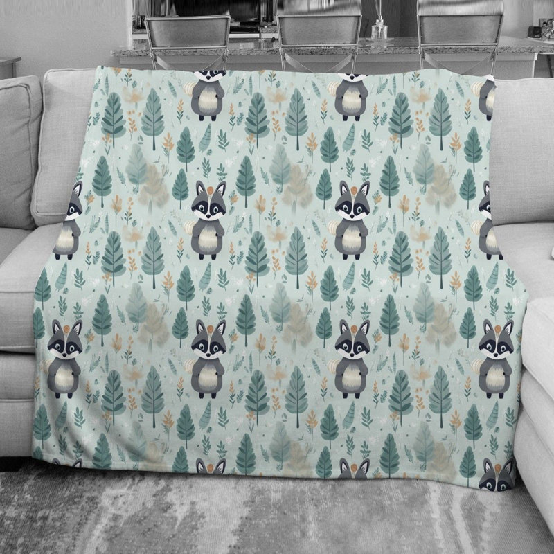 Jeté Raccoon Critter, Simple