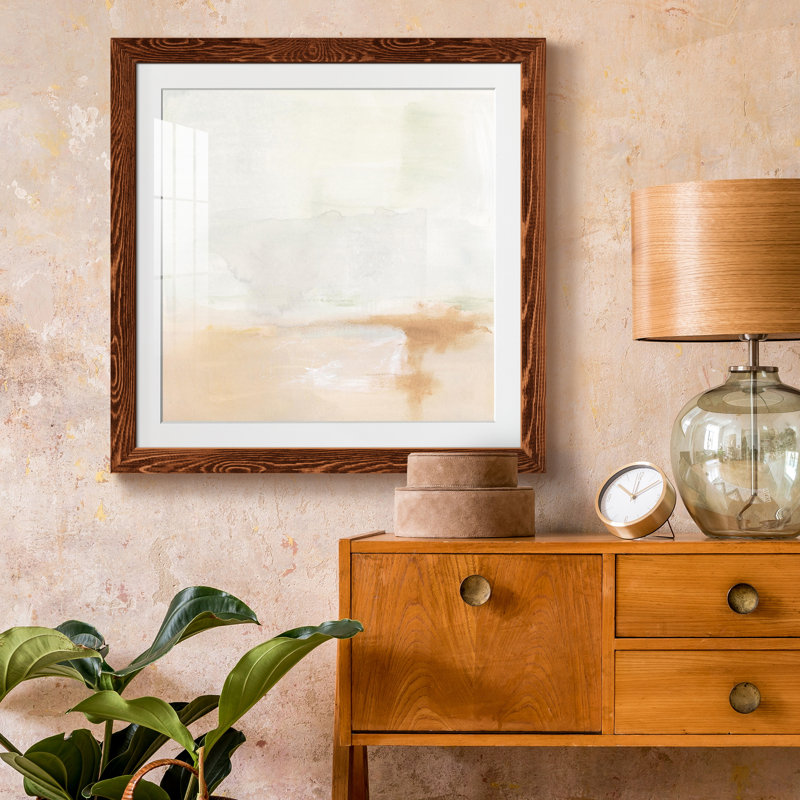 «Smudged Horizon II», reproduction encadrée de qualité supérieure - prête à être accrochée, H 34,5 po x l 34,5 po x P 1,5 po