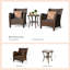 Minneota Premium All-Weather Wicker 2 - Person Patio Conversation Set
