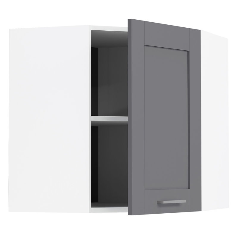 Rabbia 60cm Kitchen Pantry, White/Grey