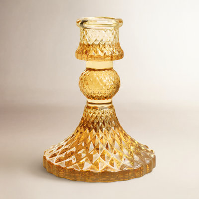 Eliana Glass Candlestick Holder