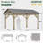 12 ft. W x 14ft. D Outdoor Cedar Wood Gazebo-114210365