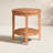 Colden Round Teak Outdoor Side Table , in. W in. D-1811526470-1789458645