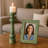 Baroque Pillar Candle holder - Grande - Green-349361820-349361824