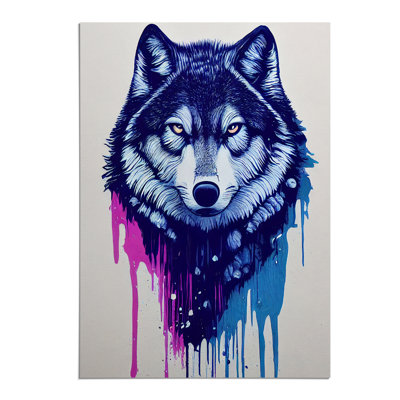 Painted Wolf No.3 - Wall Art