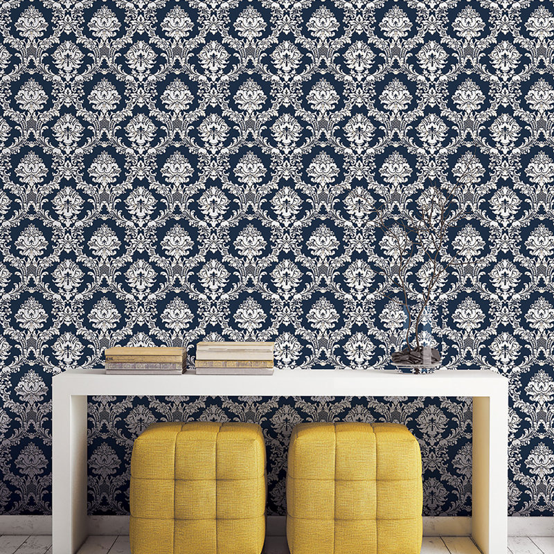 Positano 10m x 52.8cm Matte Wallpaper Roll, Blue/White