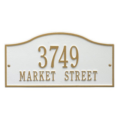 Personalized Address Plaque