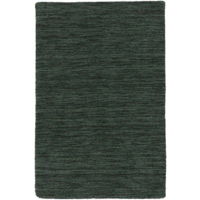 Tapis Gabbeh tissé à la main Gainesboro, 100% laine, de couleur unie, résistant à la décoloration et aux taches, durable, toutes tailles, fabriqué en Inde.