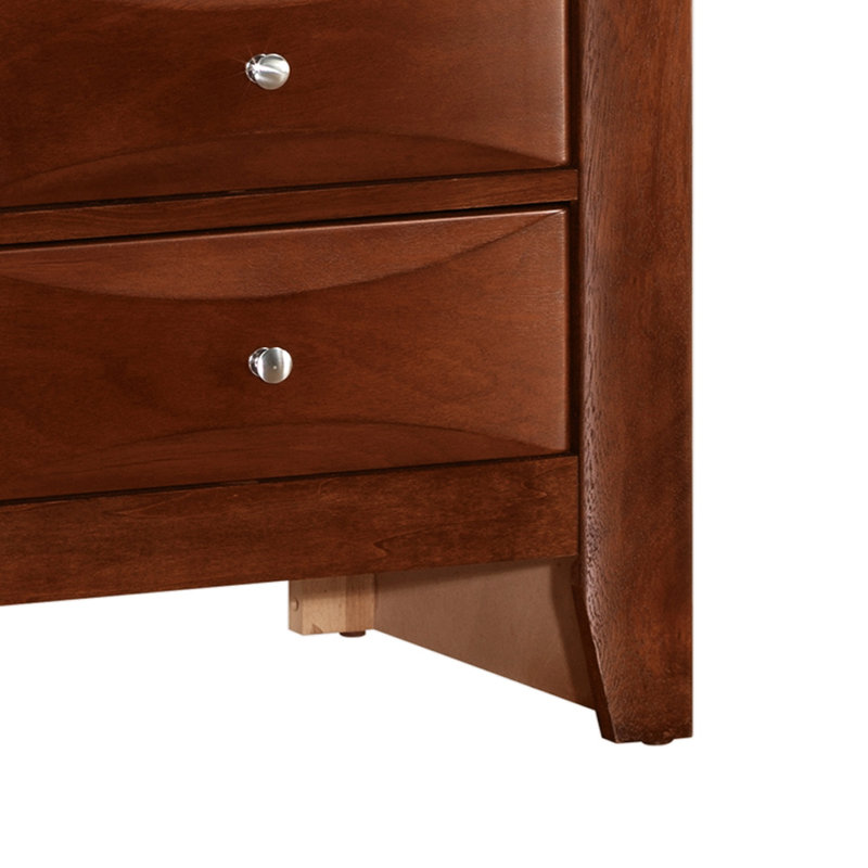 Rangement organisé en bois massif pour la chambre à coucher