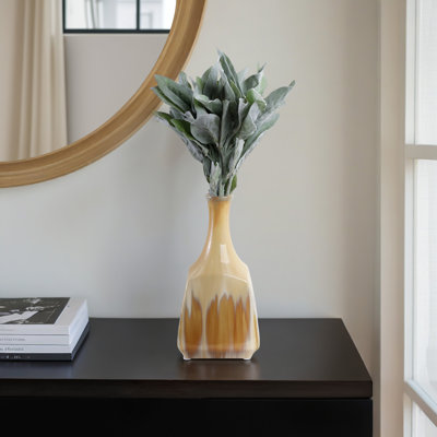 12" Khylige Small Ceramic Vase, Multi