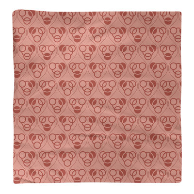 Serviette de table en coton classique Circles Waves