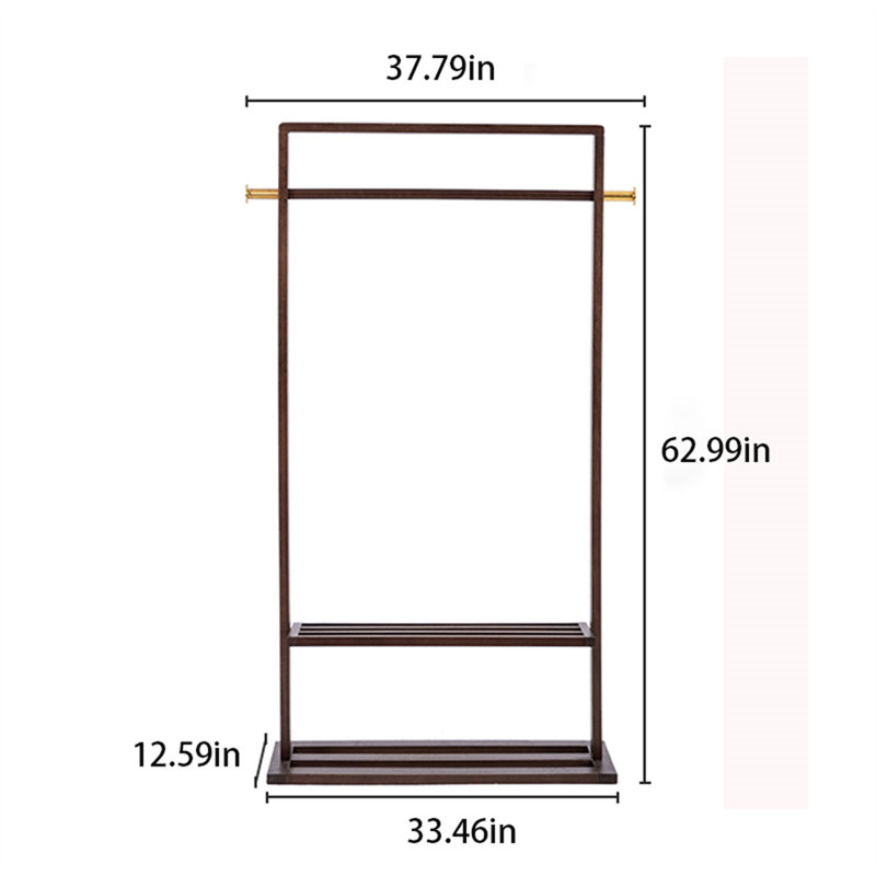 Aesthetic Solid Wood Clothes And Hat Stand