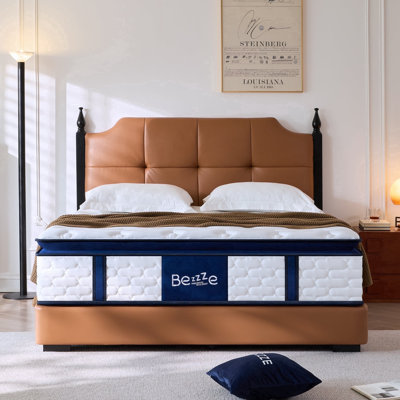  12" Queen Size Firm Hybrid Mattress with Cooling Memory Foam & Pillow Top