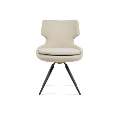 Chaise d'appoint pivotante carotte Patara