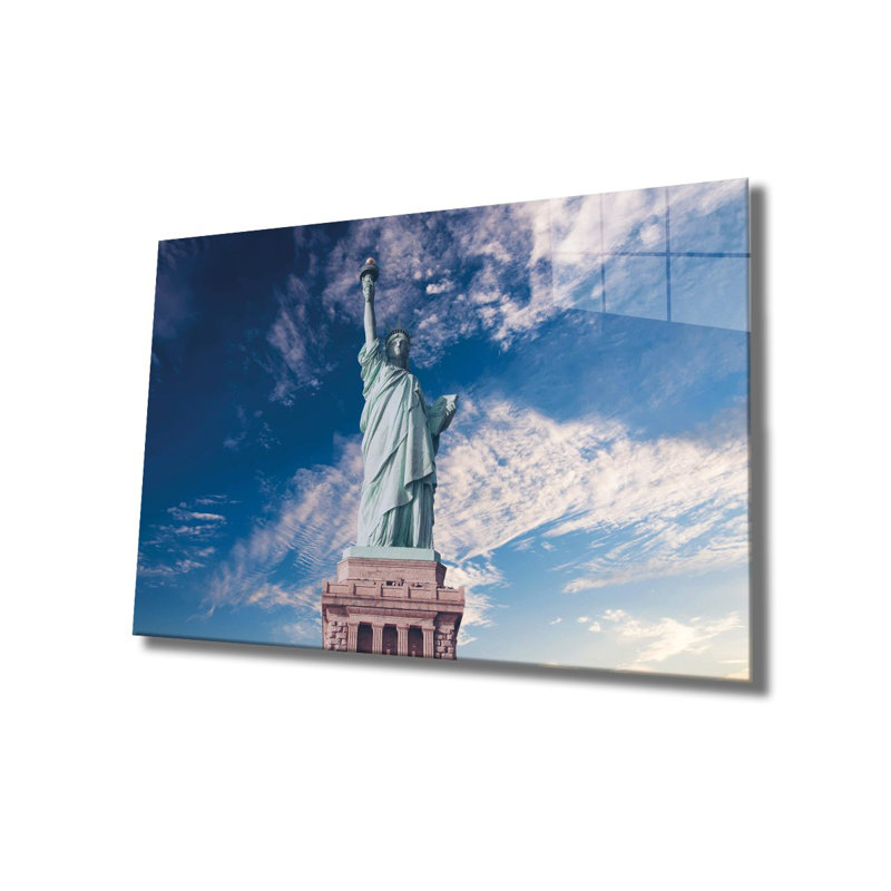 Superbe peinture décorative en verre trempé de 23,6 po x 35,4 po | 100% verre trempé, épaisseur: 0,16 pouce | Parfait pour la décoration intérieure, l'esthétique moderne et l'art mural élégant