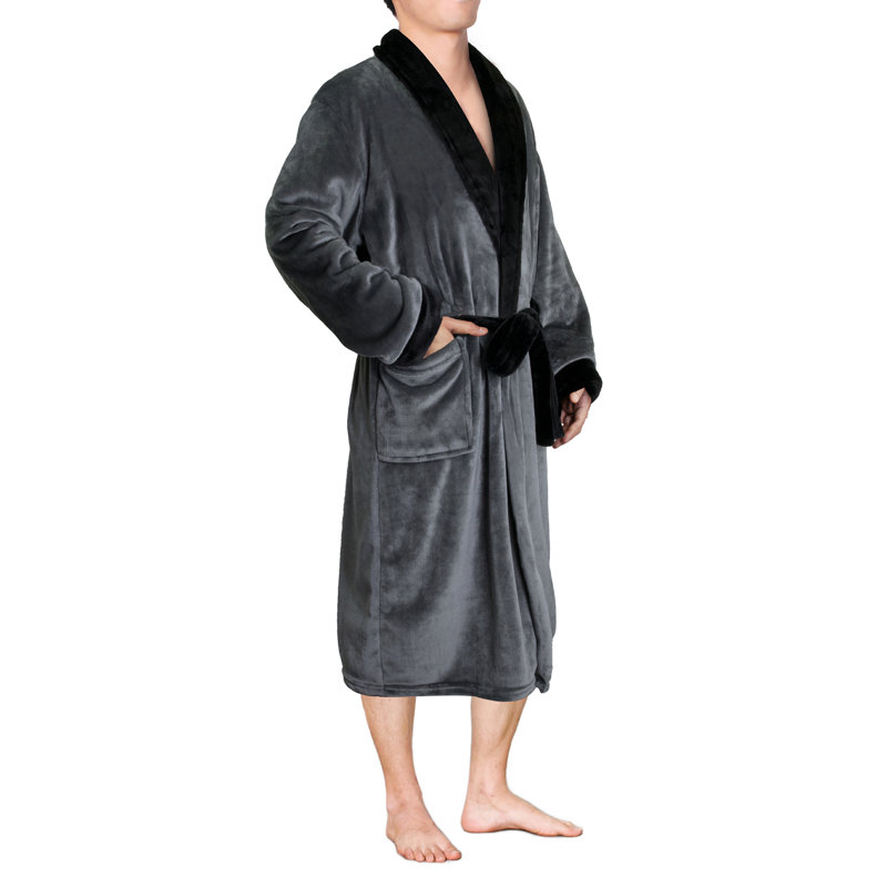 Peignoir P-R5004, Gris deux-tons