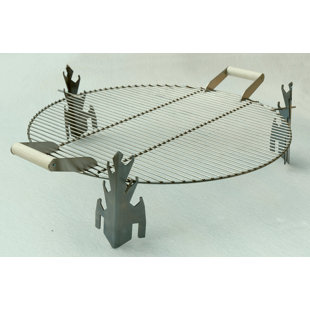 Grille de barbecue ronde en acier inoxydable