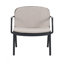 Fauteuil club d'extérieur en Luna avec coussin beige Luna-2109018376