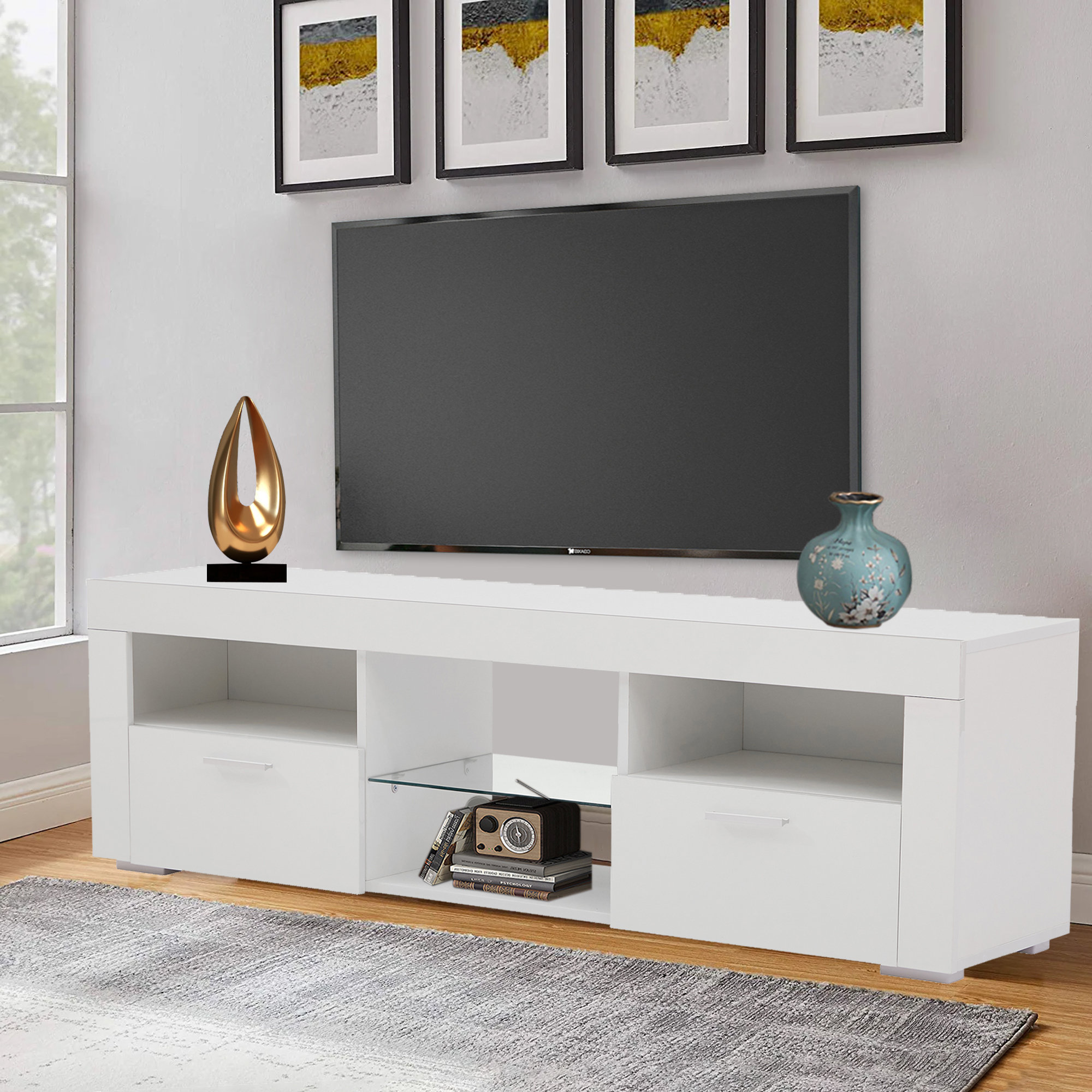 Enclosed deals tv unit