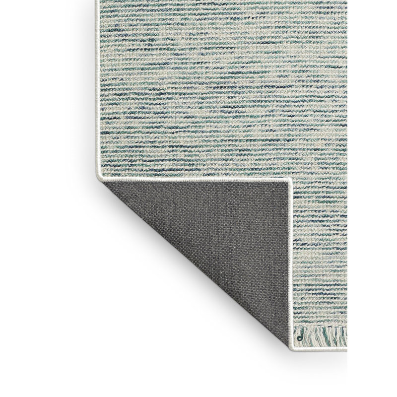 Tapis gris/bleu clair contemporaine, Rectangle 3 pi x 5 pi