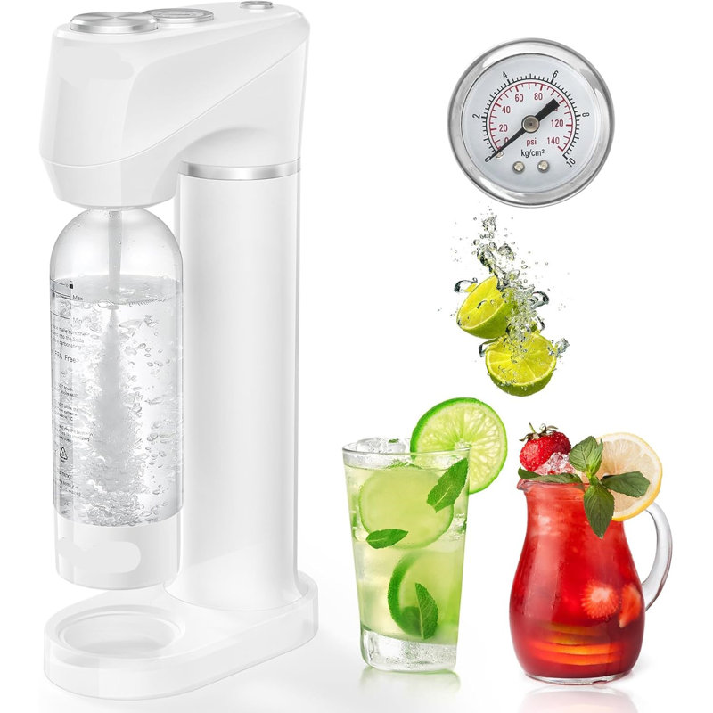 Machine à eau gazeuse et à eau gazeuse compatible avec les bouteilles de Co2 de 60 l (non incluses)
