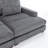 127.6" Modern Corduroy Modular Sofa-357090836
