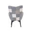 Vejle Upholstered Wingback Chair with Footstool