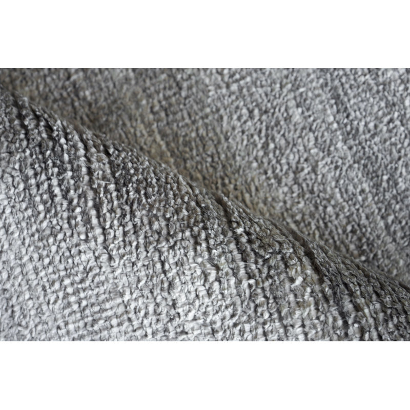 Plush Area Rug in Dark Silver, Rectangle 9' x 12'