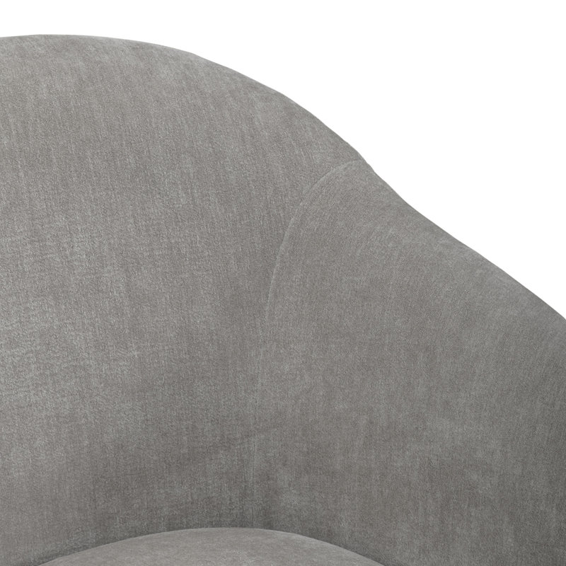 Idrees Accent Dining Chair W/ Casters, Truffle