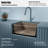 Karran Quartz 24-3/8'' X 19-1/8'' Single Bowl Undermount Kitchen Sink-61825435