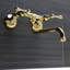 Robinet de salle de bain mural 2 trous Kingston-91111314