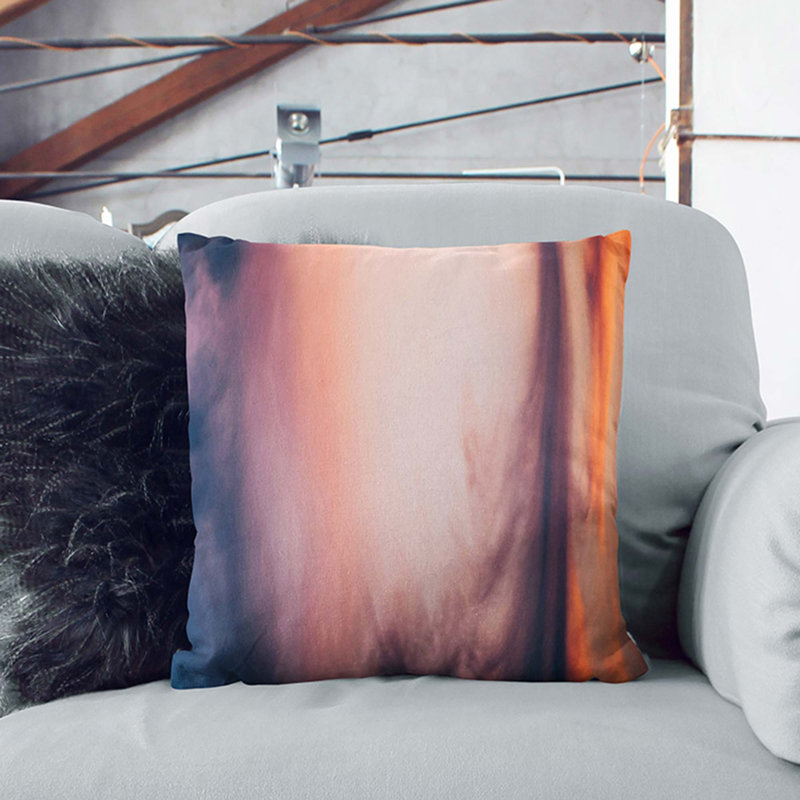 Movement of Clouds Cushion with Filling, 55cm H x 55cm W x 20cm D