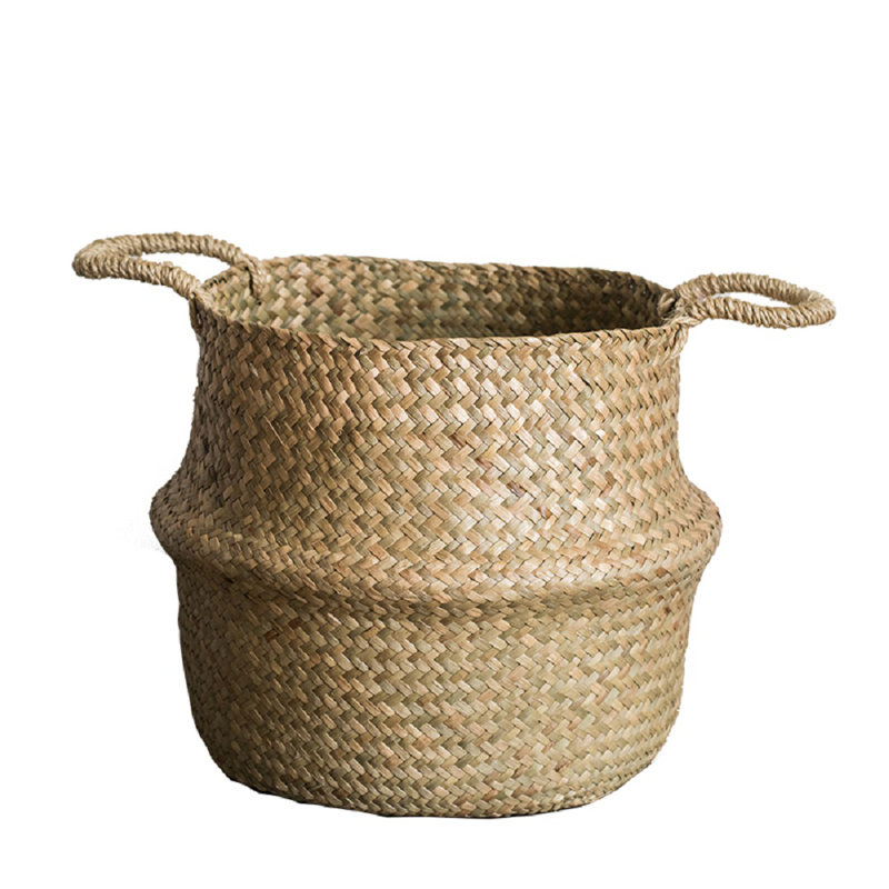 Panier en osier, Chair, H 12,2 po x l 12,2 po x P 10,2 po