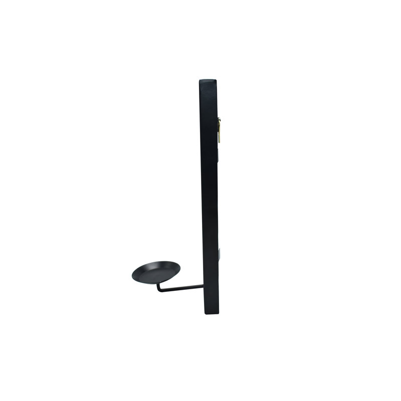 12'' H Wall Wall Sconce, Grey Black