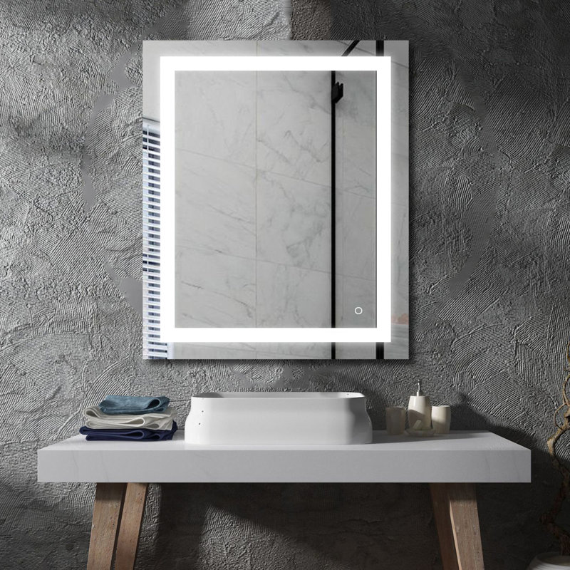 Miroir de salle de bain Daracha, 36 po x 30 po