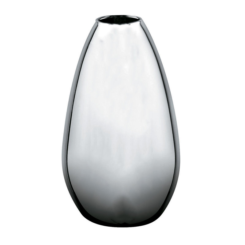 Godbey Glass Table Vase, Silver