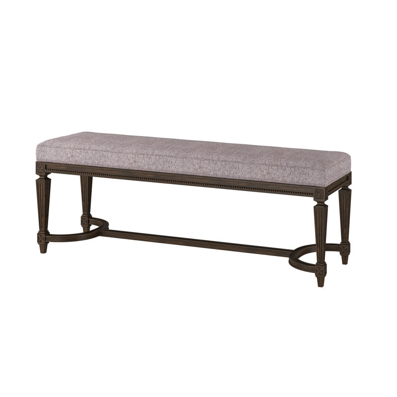 Banc de rangement Grant, Espresso, Milsap Spray (tissu performance) 1356-93