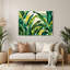 Hawaiian Banana Leaves Green Metal Wall Art-1991081472