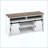 Sideboard With Sliding Barn Door And Mesh Panels,Farmhouse Buffet With Open Storage,Suitable For Living Room, Hallway, Balcony,Kitchen, Office-412624249