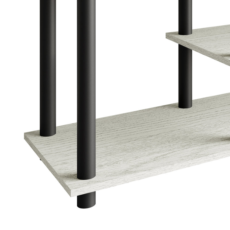 Meuble télé 3 niveaux Easy Twist, Gris clair