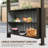 6 x 10 FT Hardtop Metal Grill Gazebo-106373235