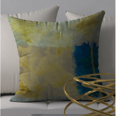 Housse de coussin carrée solide/insert