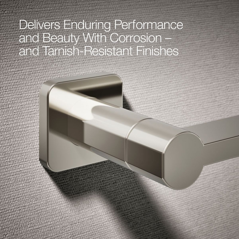 Parallel™ Pivoting Toilet Paper Holder, Wall-Mount Bathroom Toilet Paper Holder, Polished Nickel