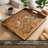 NOVICA Handmade Countryside Garden Painted Glass Tray