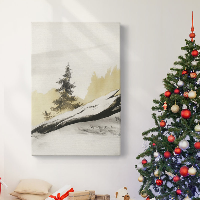 Art des Fêtes de Noël - Toile tendue avec châssis CECXCIX, H 18 po x l 12 po