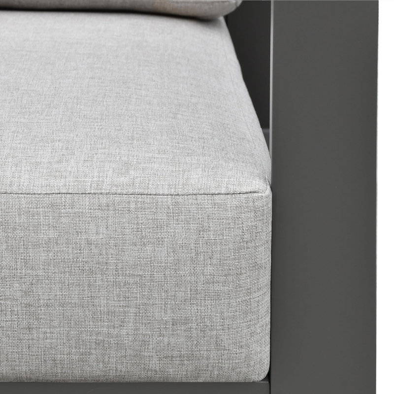 Vrishank Seating Set, Mocha, 4-PC